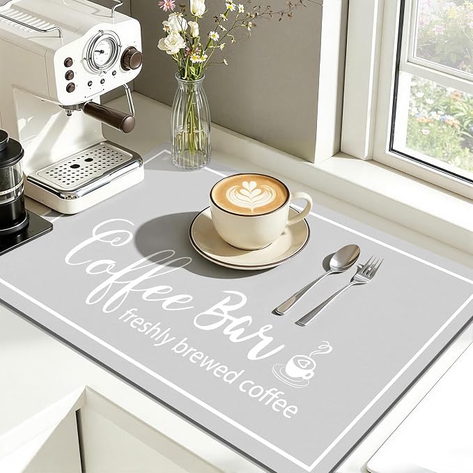 Findosom Dish Drying Mat, Cuttable Drying Mat - Image 4