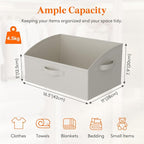 Lifewit Trapezoid Closet Storage Bins - Image 2