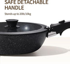 BECIGAR Nonstick Ceramic Cookware Set 21PCS - Image 4