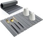 Large Stone Drying Mat for Kitchen Counter, Collapsible Stone Dish Drying Mats - Image 8
