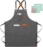 ZOMAO Chef Apron for Women Men by ZOMAO