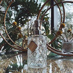 JASAI Diamond Design 12 Oz Glass Soap Dispenser, Kitchen soap Dispenser - Image 6