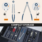 Kitchen Tongs, Stainless Steel Cooking Tongs - Image 2