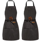 BeLuyi 2 Pack Adjustable Bib Apron by BELUYI