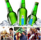 3 Pieces Magnetic Bottle Openers Can Opener Classic Beer Opener Stainless Steel - Image 6