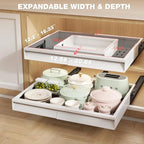 Seinloes 2 Pack Pull Out Cabinet Organizer - Image 2