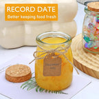 Brajttt Mini Yogurt Jars 6 Pack, 7 oz Glass Favor Jars - Image 6