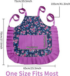 Vintage Floral Apron for Women - Image 6