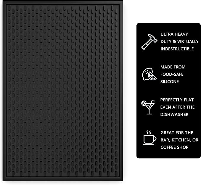 AXIESO 2 Pack Silicone Bar Mat - Image 2
