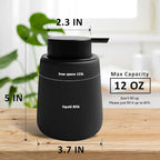 Soap Dispenser Ceramic with Easy-to-Press Pump Hand Lotion Liquid Dispenser - Image 7
