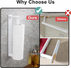 MONEER Kitchen Roll Holder Under Cabinet, Paper Towel Holder, Aluminum Alloy - Image 7