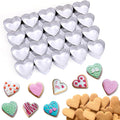 AIERSA Mini Heart Cookie Cutter, 20 Cavity 1.3 Inch Small Tiny Heart Shaped by AIERSA