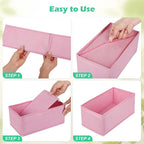 Drawer Clothing Organizer 16-Pack, Fabric Folding Wardrobe Organizer - Image 6