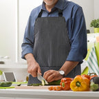 NLUS 2 Pack Kitchen Cooking Aprons, Adjustable Bib Soft Chef Apron - Image 6