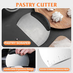 Pastry Cutter Biscuit Cutter Dough Cutters, Stainless Steel Butter Pastry - Image 2