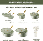 VONIKI Ceramic Cookware Set - Image 2
