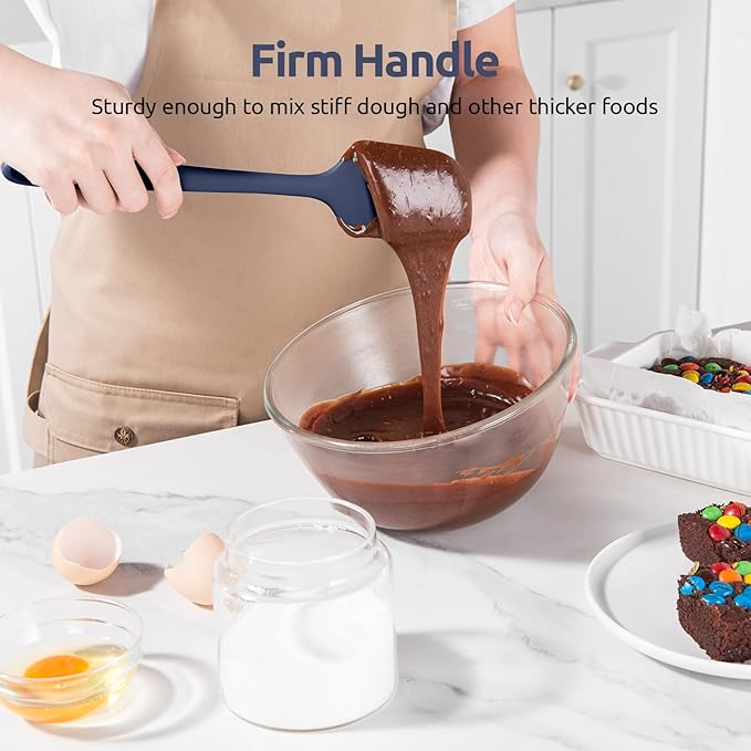 Heat Resistant Silicone Spatula Set: U-Taste 600ºF High Temp Seamless Food - Image 5