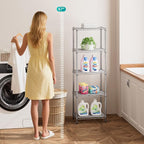 SINGAYE 5 Tier Shelf Wire Shelving Adjustable Storage Shelves Rack Standing - Image 7