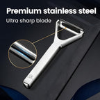 Vegetable Peeler, Ultra-Sharp Ergonomic Stainless Steel Potato Peeler, - Image 4