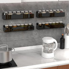 PMMASTO Adhesive Acrylic Spice Rack Organizer - Image 3