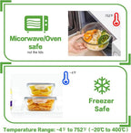 HOMBERKING 24pc Glass Food Storage Containers - Image 4