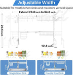 SNTD Over The Sink Dish Drying Rack - Image 3