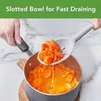 Tovolo Flex Core Silicone Slotted Deep Spoon - Image 2