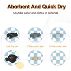 Dish Drying Mat for Kitchen Counter, Stain-Resistant Countertop Protector - Image 4