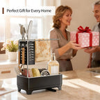 MOUKABAL Sponge Holder for Kitchen Sink, 2-Tier Sink Caddy Organizer - Image 7