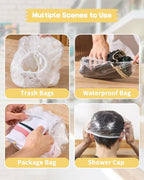 Plastic Bowl Covers for Sourdough Bread Proofing Large Disposable Elastic Food - Image 9