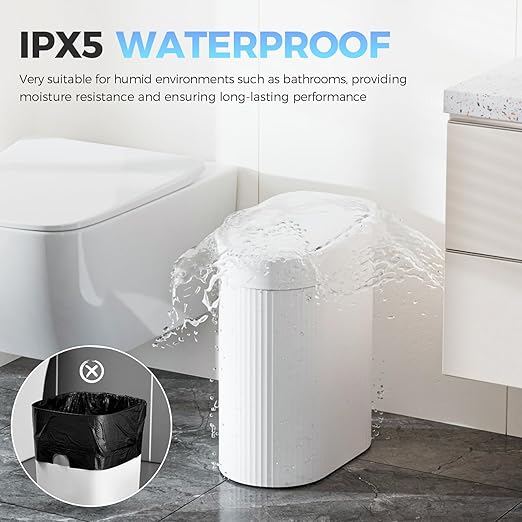 jinligogo 2 Pack 5 Gallon Bathroom Trash Can - Image 4