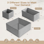 Criusia Drawer Organizer Clothes, 24 Pack Dresser Organizer - Image 2