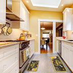 Fourluoo 10 Pcs Bee Themed Kitchen Decor Set Dish Towels Kitchen Rugs Oven - Image 7