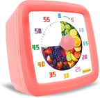 Visual Timer for Kids 60 Minute, Fruit Themed Silent Countdown Clock for Girls by Unknown