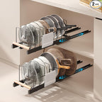 Magheo 2 Pack Pull Out Pots and Pans Organizer Under Cabinet by COMFORTYOURHOME