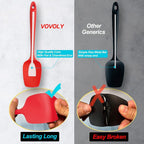 Silicone Spatula Set, Heat Resistant Rubber Spoon Spatula - Image 4
