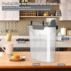 Komzon Rice Container, Airtight Rice Storage Container 10lb, Cereal Containers - Image 4