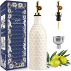 Ceramic Olive Oil Dispenser Bottle by Suybur