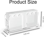 LUGUNU Acrylic Napkin Holder-Clear Scalloped Napkin Dispenser - Image 4
