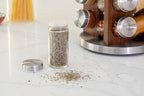 Orii 20 Jar Rotating Dark Acacia Wood Spice Rack - Image 5