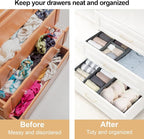 Fordonral 16 Pack Drawer Organizer Clothes, Foldable Fabric Dresser Organizer - Image 3