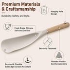 3 PACK Cooking Spatula Spoon for Nonstick Cookware, Scrape - Image 2