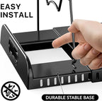 Simple Houseware Expandable Pan Organizer Rack, 10 Adjustable Compartments - Image 5