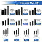 230Pcs Roll Pin Set SAE 1/16 5/64 3/32 1/8 5/32 3/16 7/32 1/4 5/16 3/8 Inch - Image 2