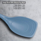 2 Pack Large Silicone Cooking Spoon, Non-Stick Slotted and Solid Spoon set - Image 3
