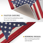 Blue Star Patriotic July of 4th Dish Drying Mat - Image 3