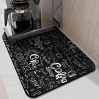 Coffee Bar Mat Accessories for Countertop Super Absorbent Anti-Slip Silicone - Image 3