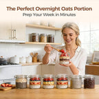 ComSaf 17oz Overnight Oats Containers - Image 4