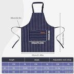 2 Pack Stripes Kids Apron, Kids Cooking Aprons - Image 2