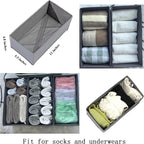 Bructhun Sock Drawer Organizer 6 Pack - Image 6